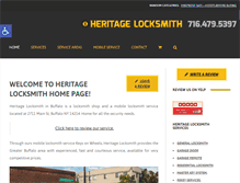 Tablet Screenshot of heritagelocksmith.com